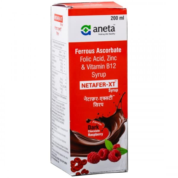 Netafer XT Dark Chocolate Raspberry Flavour Syrup 200 ml