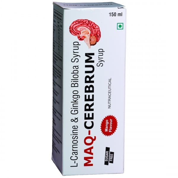 Maq Cerebrum Mango Flavour Sugar Free Syrup 150 ml