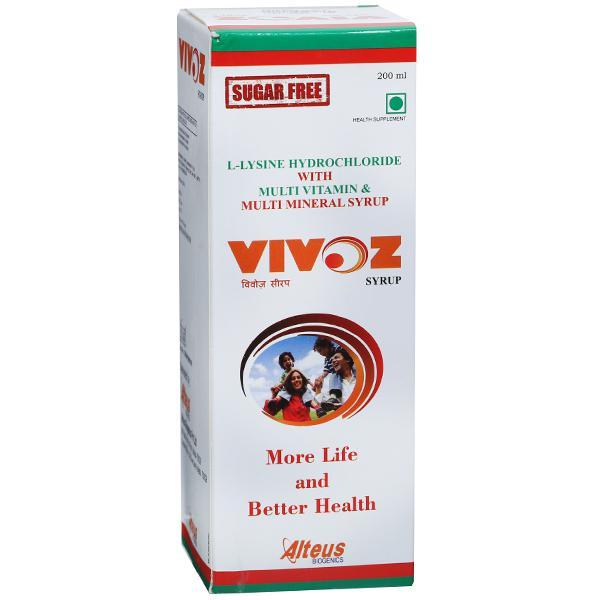 Vivoz Sugar Free Syrup 200 ml