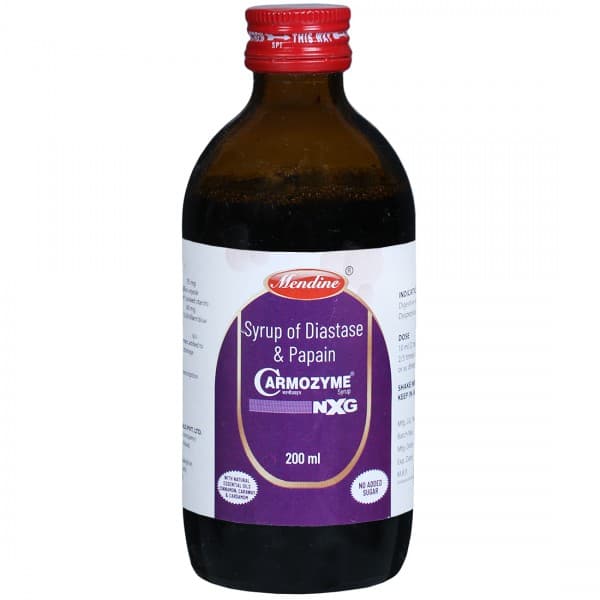 Carmozyme NXG Sugar Free Syrup 200 ml