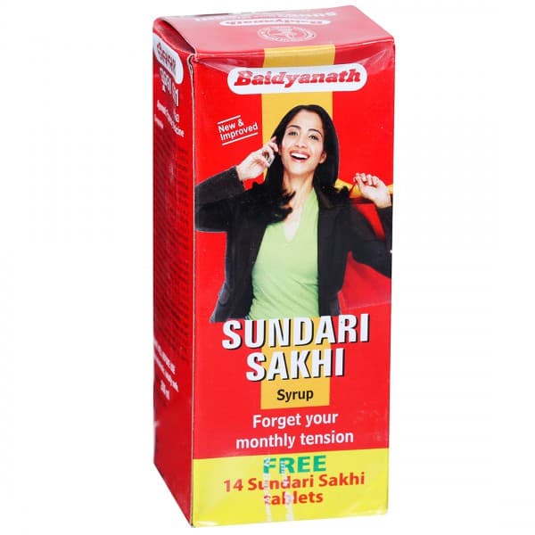 Baidyanath Sundari Sakhi Syrup (Free 14 Tablets Sundari Sakhi) 200 ml