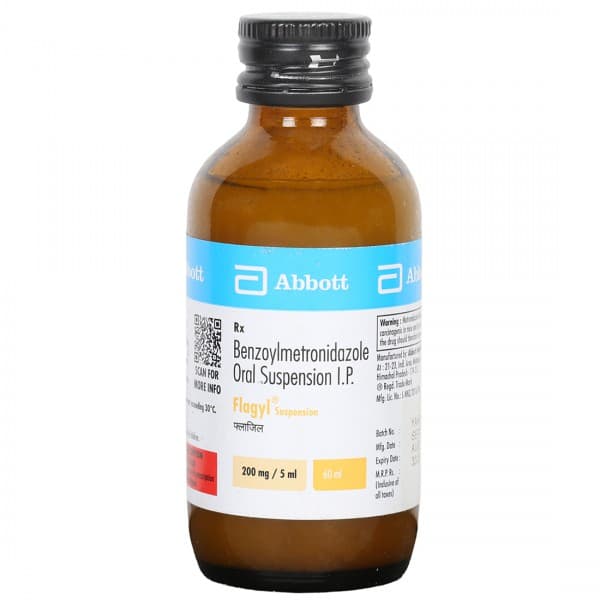 Flagyl 200 mg/ 5ml Suspension 60 ml