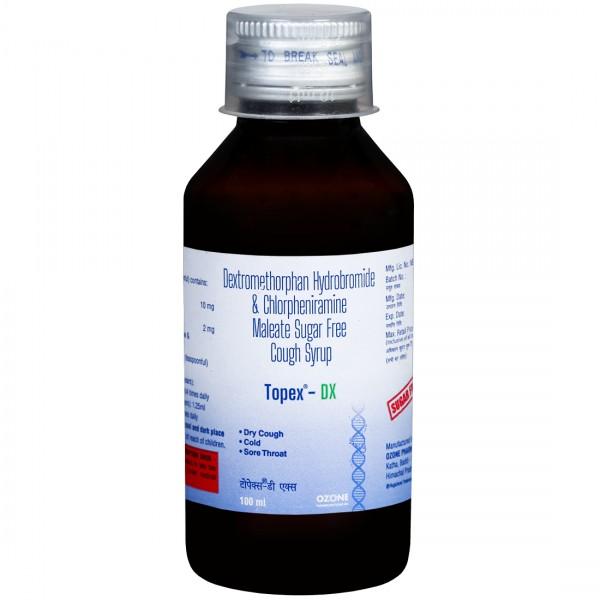 Topex DX Sugar Free Syrup 100 ml