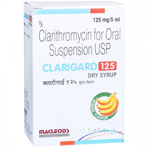 Clarigard Dry Syrup 125mg/5 ml