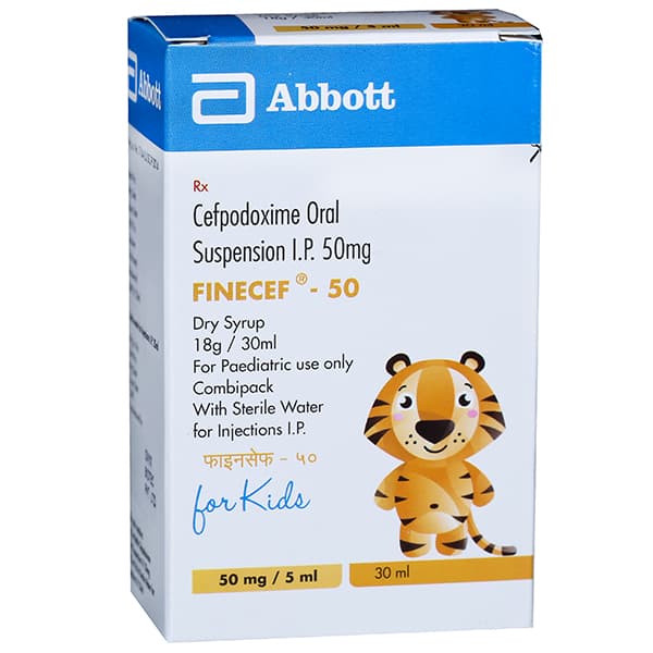 Finecef 50 mg Syrup 18 g/30 ml