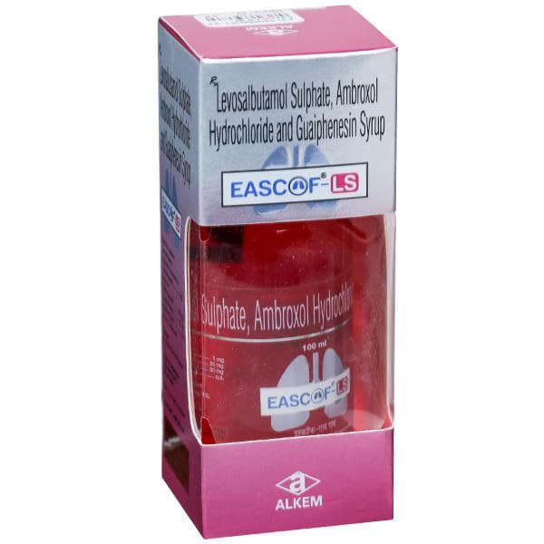 Eascof LS SF Strawberry Raspberry Menthol Flavour Syrup 100 ml