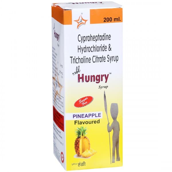 Hungry Pineapple Flavour Sugar Free Syrup 200 ml