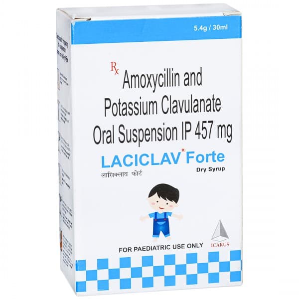 Laciclav Forte Dry Syrup 5.4 g/30 ml