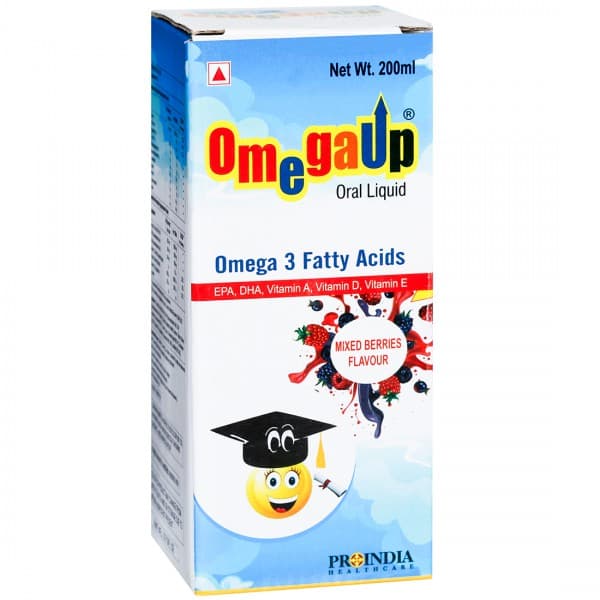 Omegaup Mixed berries Flavour Syrup 200 ml