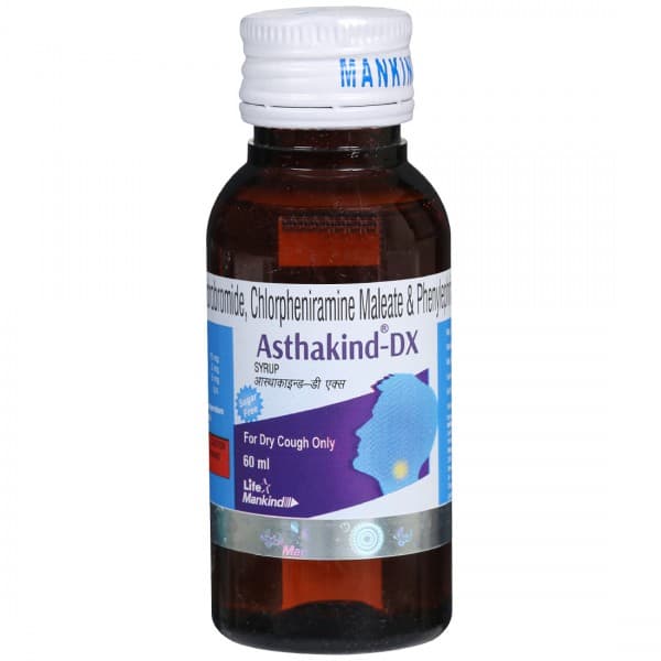 Asthakind DX Sugar Free Syrup 60 ml