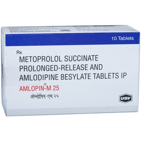 Amlopin M 25 mg Tablet (10 Tab)