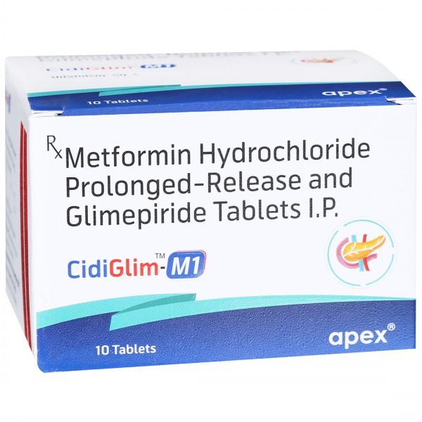 Cidiglim M 1 mg Tablet (10 Tab)