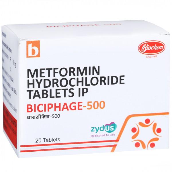Biciphage 500 mg Tablet (20 Tab)