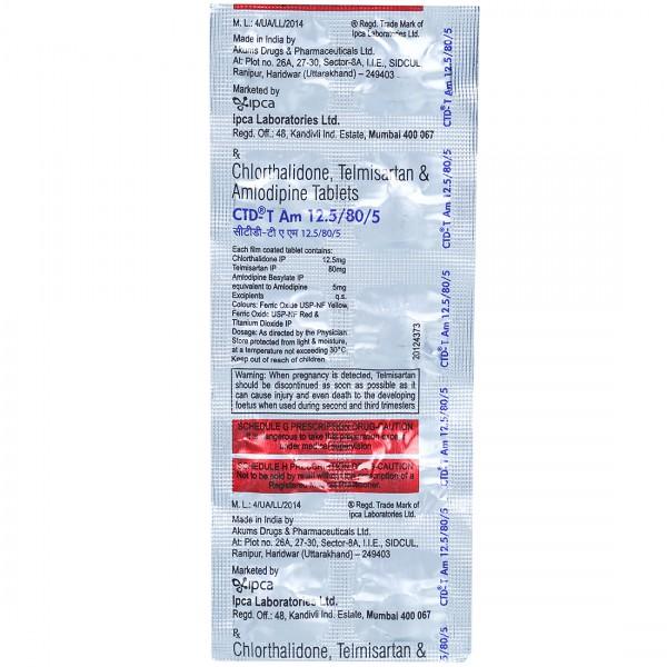 Ctd T AM 12.5/80/5 mg Tablet (10 Tab)