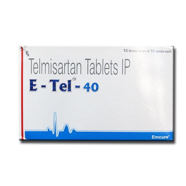 E Tel 40 mg Tablet (10 Tab)