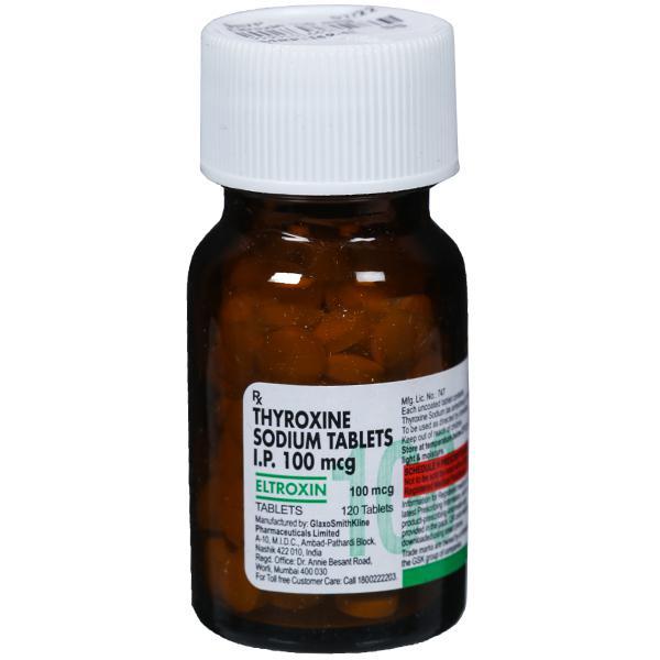 Eltroxin 100 mcg Tablet (120 Tab)