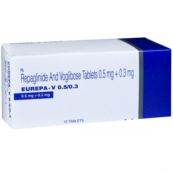 Eurepa V 0.5/0.3 mg Tablet (10 Tab)
