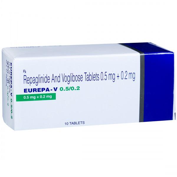 Eurepa V 0.5/0.2 mg Tablet (10 Tab)