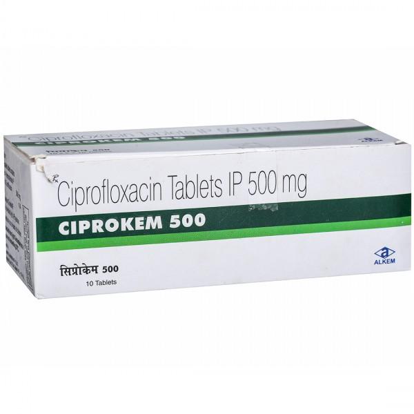Ciprokem 500 mg Tablet (10 Tab)