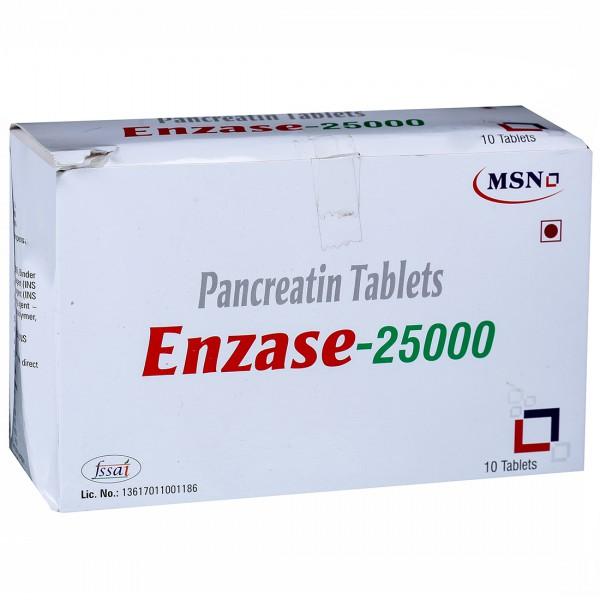Enzase 25000 10 Tablets