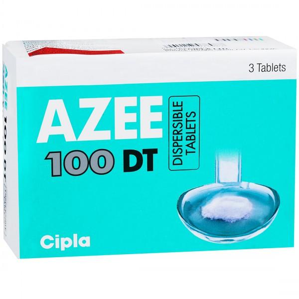 Azee DT 100 mg Tablet (3 Tab)