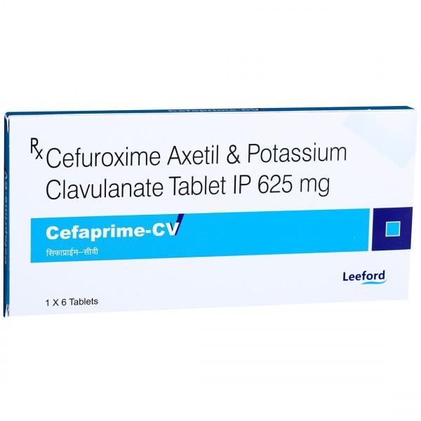 Cefaprime CV 625 mg Tablet (6 Tab)