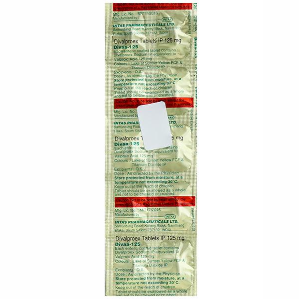 Divaa 125 mg Tablet (10 Tab)