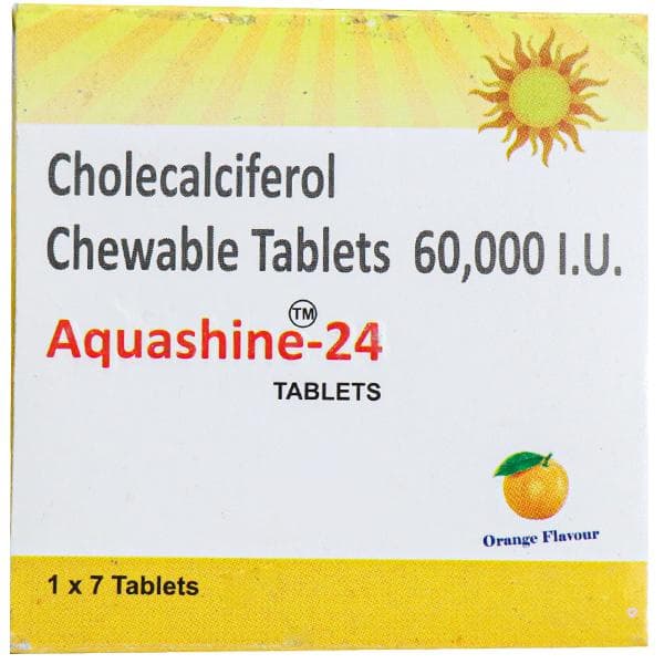 Aquashine 24 (Orange Flavour) Tablet (7 Tab)