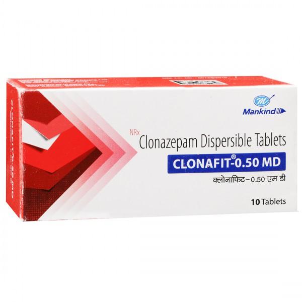 Clonafit MD 0.5 mg Tablet (10 Tab)