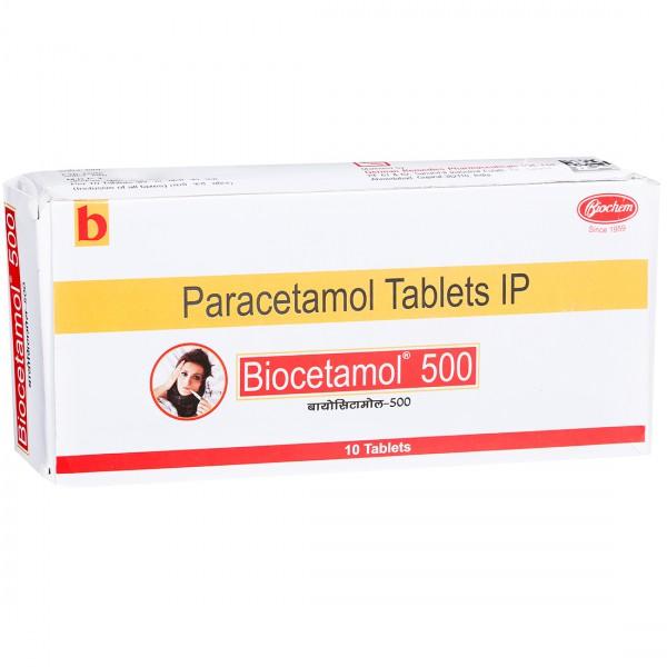 Biocetamol 500 mg Tablet (10 Tab)