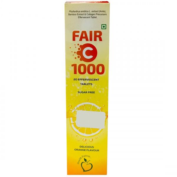 Fair C 1000 mg Effervescent 20 Tablets