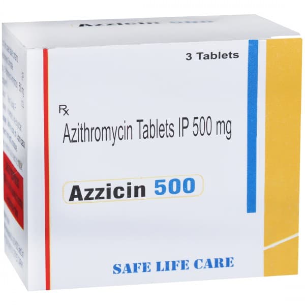 Azzicin 500 mg Tablet (3 Tab)