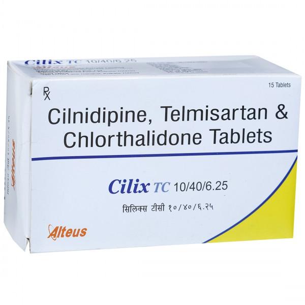 Cilix TC 10/40/6.25 mg Tablet (15 Tab)