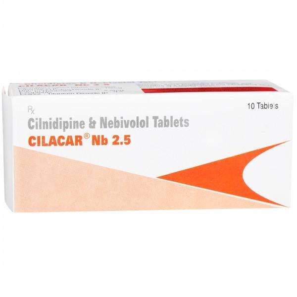Cilacar NB 2.5 mg Tablet (10 Tab)