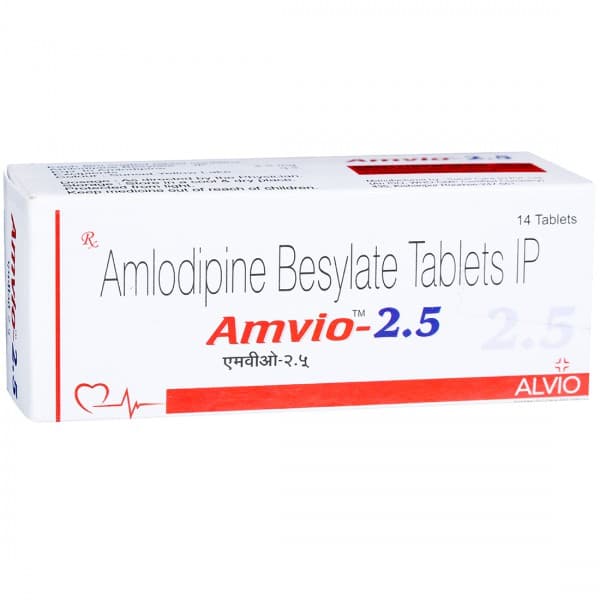 Amvio 2.5 mg Tablet (14 Tab)
