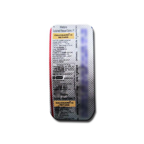 Calcigard Retard 10 mg Tablet (10 Tab)