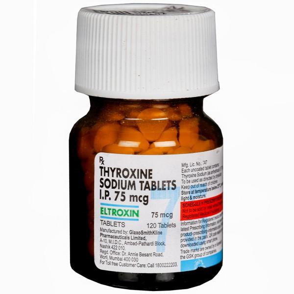 Eltroxin 75 mcg Tablet (120 Tab)