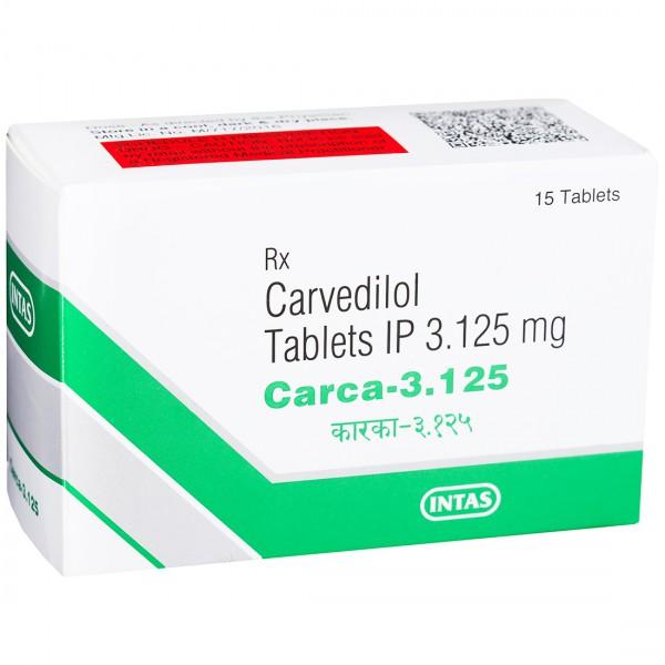 Carca 3.125 mg Tablet (15 Tab)