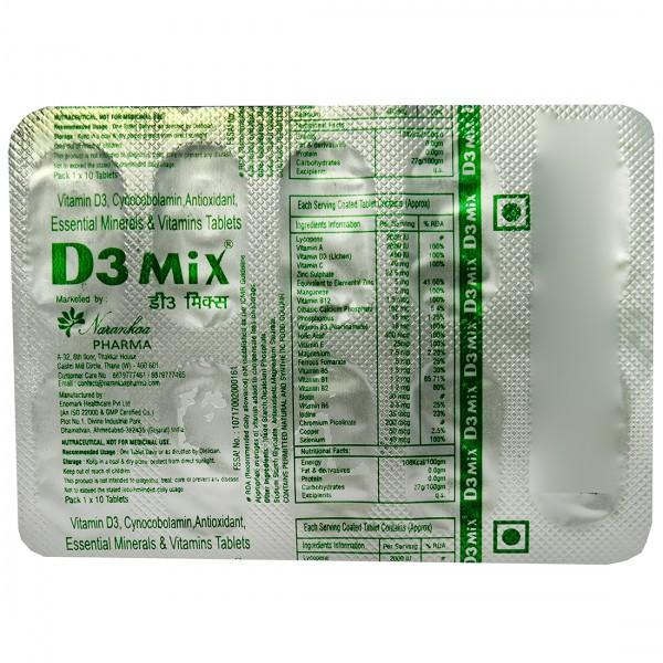 D3 Mix 10 Tablets