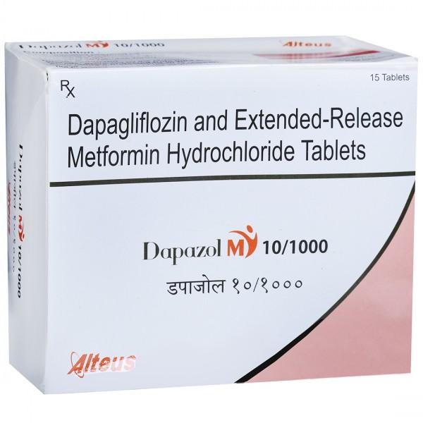 Dapazol M 10 mg/1000 mg Tablet (15 Tab)