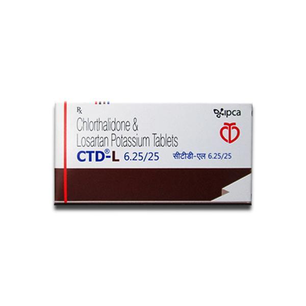 Ctd L 6.25/25 mg Tablet (10 Tab)