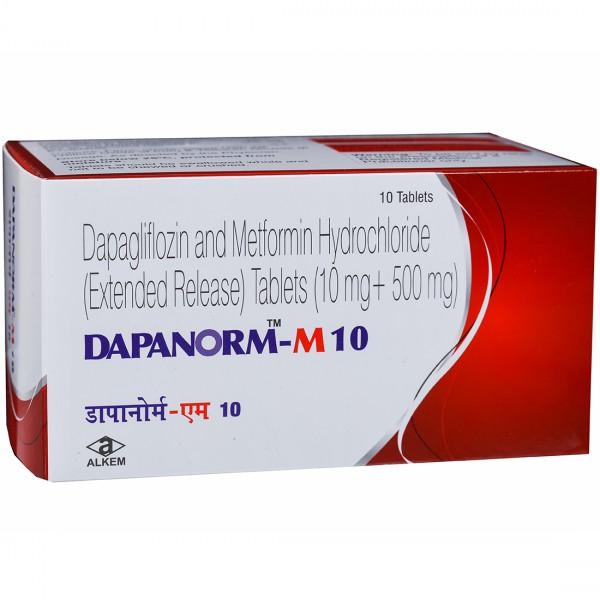 Dapanorm M 10 mg/500 mg Tablet (10 Tab)