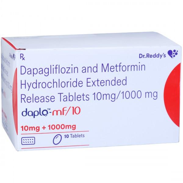 Daplo MF 10 mg/1000 mg Tablet (10 Tab)