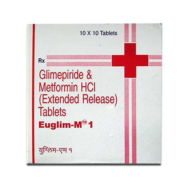 Euglim M 1 mg Tablet (10 Tab)