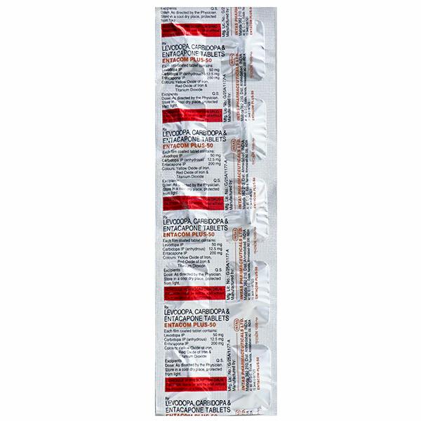 Entacom Plus 50 mg Tablet (10 Tab)
