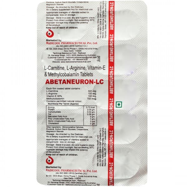 Abetaneuron LC 10 Tablets
