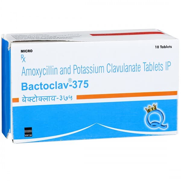 Bactoclav 375 mg Tablet (10 Tab)