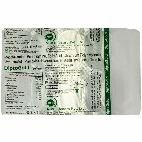 Diptogold 10 Tablets