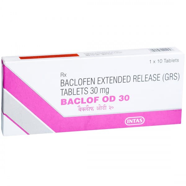 Baclof OD 30 mg Tablet (10 Tab)