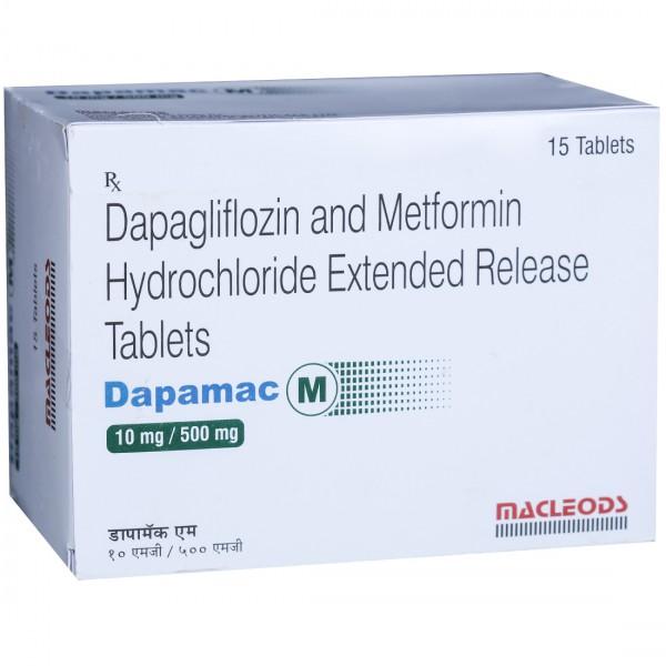 Dapamac M 10 mg/500 mg Tablet (15 Tab)